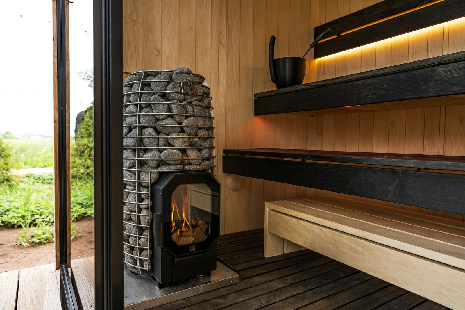Wood fired vs electric outdoor