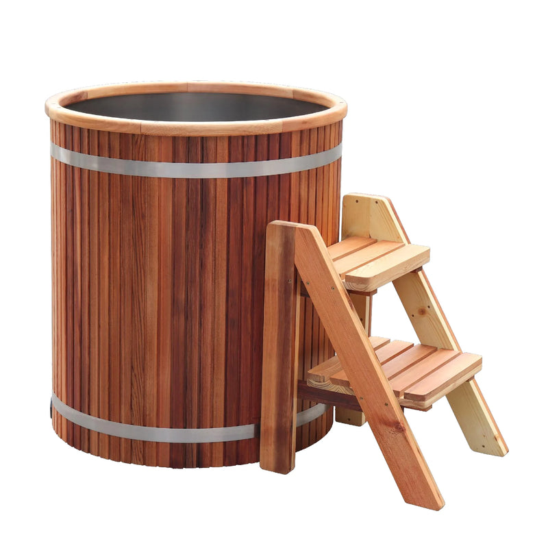 Wooden Cold Plunge Tub · Outdoor