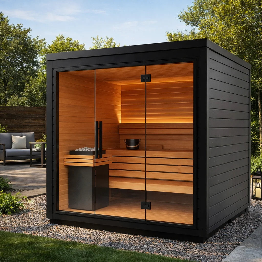 3-4 Person Outdoor Cabin Infrared Sauna